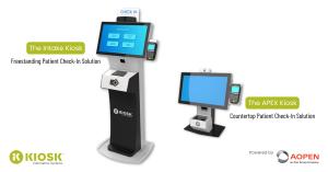 APEX and Intake Kiosks, by KIOSK Information Systems, powered by AOPEN