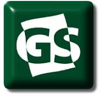GS initials in green and white for Green Sheet logo