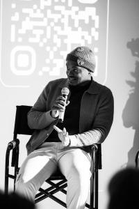 Runway looks from Chuks Collins’ FW26/27 “Ancestral Futures” collection, blending traditional craftsmanship with modular, futuristic silhouettes inspired by heritage and the future.