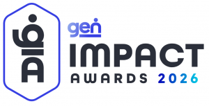 The logo for the 2026 GEN IMPACT Awards.