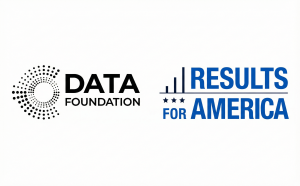 Logos for the Data Foundation and Results for America