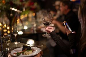 Vibrant Occasions Catering's FUSION360° event named 2026 finalist for Catered Micro Event of the Year. Featured in this photo: Ottoman Harvest Ribs, the Turkish-American fusion fourth course. Photo by Lori Sparkman Photography.