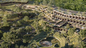 Aerial view of Luana Farms leisure-led development by Plontur Group in the Philippines, winner at World Architecture Festival 2025.