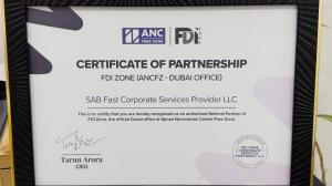 Received the Partnership Certificates from Ajman NuVentures