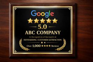 Google Review Plaque