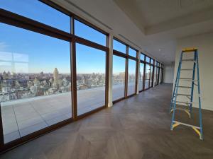 Glass wall installation