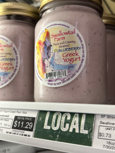 Creamy Greek Swallowtail Blueberry Yogurt