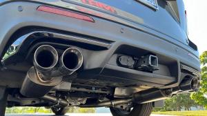 Explorer ST Elite Exhaust Installed - Rear View
