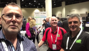 Georgia SoftWorks - Chief Engineer Luke Batko, DIrector of Sales - Mark Slocumb and Mobilis Alejandro Calero at Zebra North American Latin American Sales Kick Off - CPS - 2026