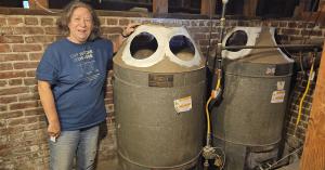 Oldest Furnace Contest Winner With Her 1908 Gravity Furnace