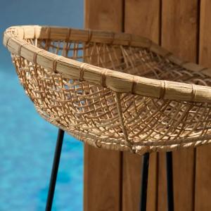 Lucia Rattan Bar Stool