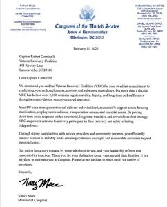  Congressional commendation for VFAF President Cornicelli Veterans for America First