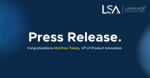 Congratulations Matthew Feeley, VP of Product Innovation