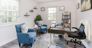 Therapy office at Rolling Hills Recovery Center in Chester, New Jersey.