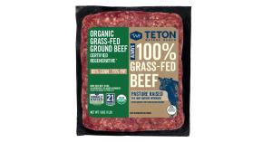 package of Teton Waters Ranch ground beef
