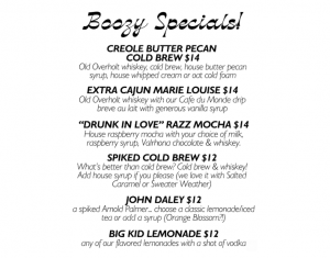 Boozy Specials