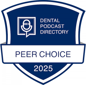 The Dental Podcast Directory Peer Choice Badge