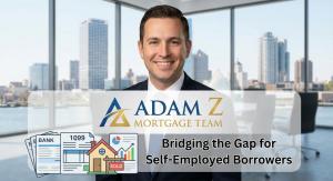 Adam Zeman, Senior Mortgage Advisor in Wisconsin, promoting bank statement, 1099, and alternative home loan programs for self-employed borrowers in Wauwatosa and Milwaukee.