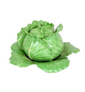 Dodie Thayer (Fla., 1926-2018) lettuce ware tureen and undertray, with an incised mark on the base, the tureen 6½ inches by 10¼ inches, the tray 13¼ inches in diameter. Estimate: $2,000-$4,000