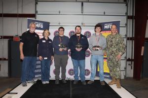 Winners of the competition are as follows: 1st place – John Smith from New Horizon CTE/Woodside Lane, 2nd place – Chris Cook from New Horizon CTE/Woodside Lane, and 3rd place – Austin Miller from The Advanced Technology Institute