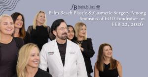 Palm Beach Plastic & Cosmetic Surgery staff stand together in support for EOD Remember Me fundraiser in West Palm Beach, Florida.
