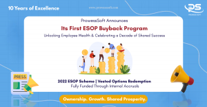 ProwessSoft launches ESOP Buyback, rewarding employees and strengthening long-term ownership culture.