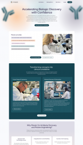 Mosaic Biosciences Home Page Revamped