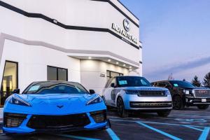 Westfield car lot waiting for new customers