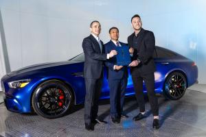 Congratulations from the Westfield state authorities: Secretary of State Diego Morales