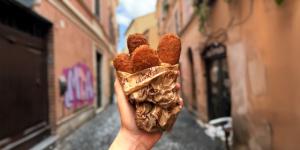 Suppli in Rome on Secret Food Tours in Rome