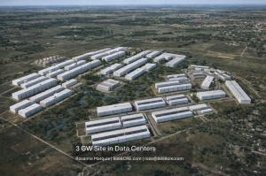 A 3,500-acre transmission-adjacent site in Dallas–Fort Worth marketed for multi-gigawatt AI data center and battery storage development in Oncor territory Roxanne Marquis 8888cre.com