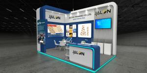 Futuristic 3D booth design for GASTECH 2026 exhibition at BITEC Bangkok by Pixelmate Exhibition Co., Ltd.