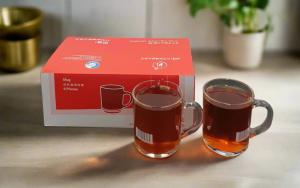 glass cup set for tea