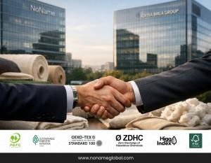 NoName and Aditya Birla Group Collaboration Unlocks Certified Sustainable Fabrics for Small Fashion Brands