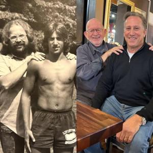 Class of 2025 Hall of Famer Shelly Schneider and his long-time student and friend Bruce Beck