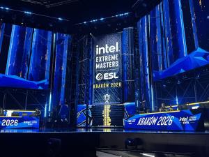 Головна сцена турніру Intel Extreme Masters Krakow 2026 під час змагань із Counter-Strike 2.