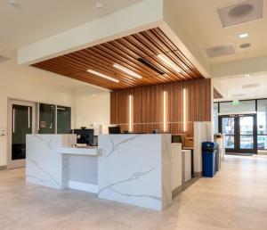 The lobby of the new On Lok PACE Center in Union City.