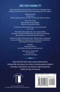 Back cover image of No Shortcuts: What It Really Takes by Amjad Jaber, releasing March 2026.