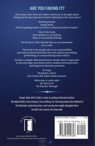 Back cover image of No Shortcuts: What It Really Takes by Amjad Jaber, releasing March 2026.