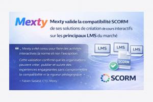 Mexty valide la compatibilité SCORM