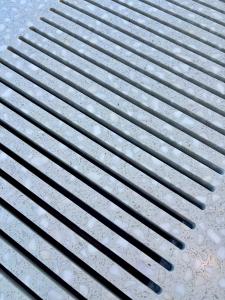 Air vent in terrazzo. 