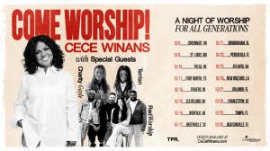 CeCe Winans COME WORSHIP! Tour poster