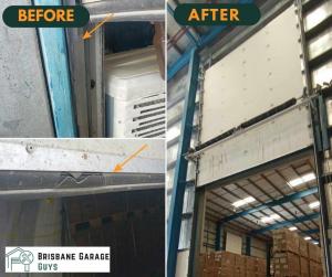 before-and-after Brisbane garage door
