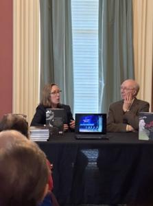 Mary Ellen Pethel and Don Cusic Discuss “Howdy! The Minnie Pearl Story” (Photo Credit Matt Bjorke/PLA Media)
