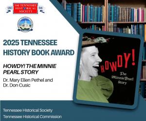 Graphic Honoring HOWDY The Minnie Pearl Story Book Award (Credit: Tennessee Historical Society)