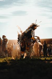 A dancer at the Eastern Shoshone Indian Days Powwow.