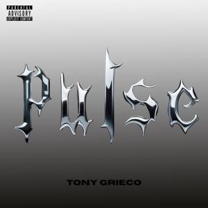 Metallic chrome typography for the "Pulse" album cover by multidisciplinary artist Tony Grieco, representing his success in the music industry.