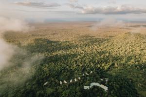 Galapagos Safari Camp overlooks National Park and Pacific Ocean