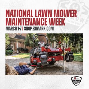 Exmark Mower Maintenance Week