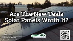 new tesla solar panels on roof